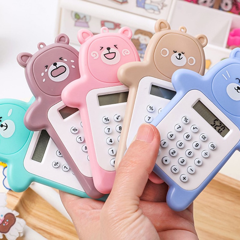 Mini Calculatrice Portable Kawaii Format De Poche Affichage