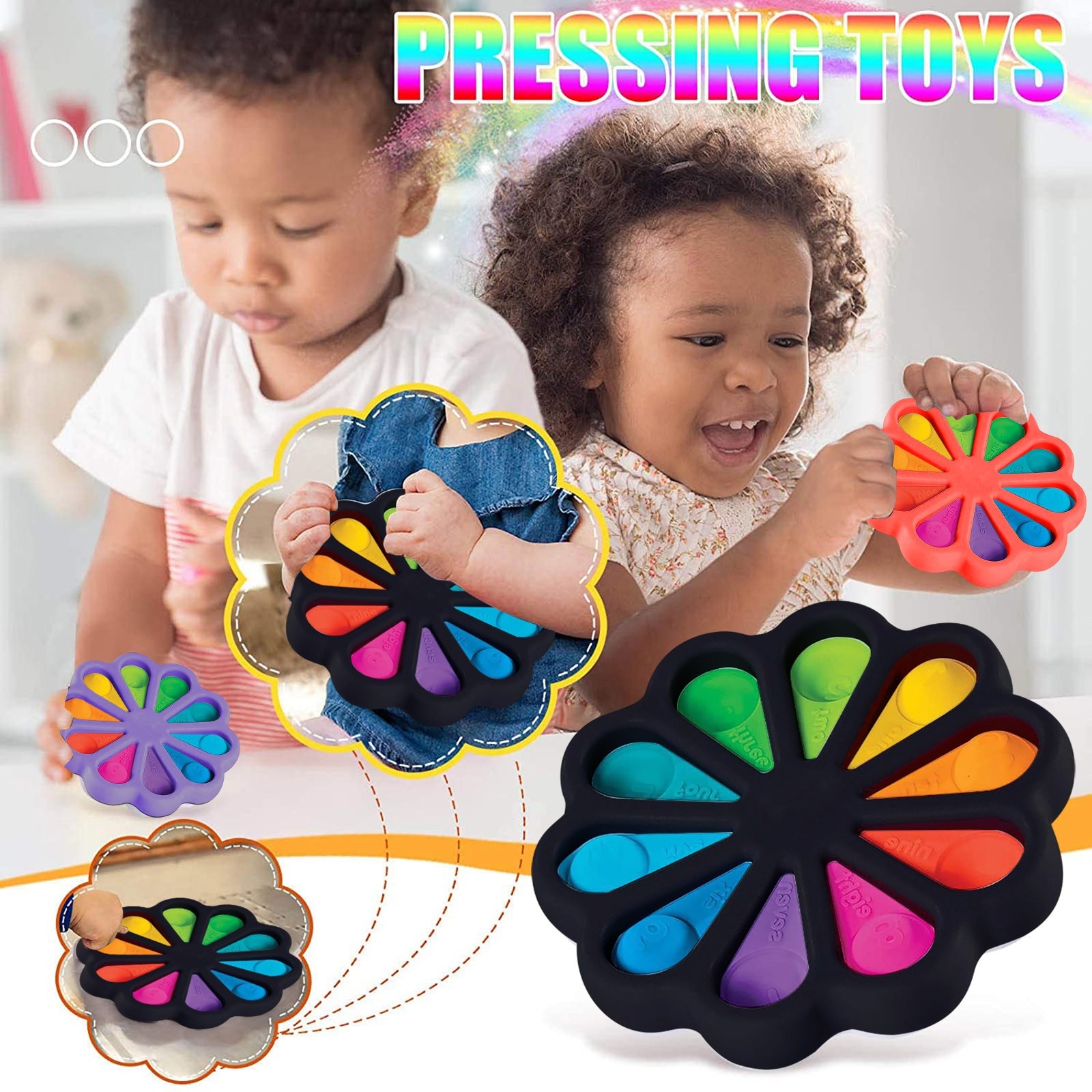 Fidget Toy grossiste destockage anti-Stress pour enfants, déstockage jouets  à main anti-Stress, en Silicone souple et facile à utiliser – Destockage