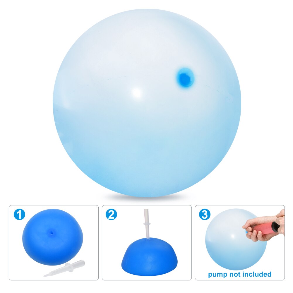 Enfants Air extérieur Rempli d'eau Boule à bulles Blow Up Ballon Ballon  Jouet gonflable